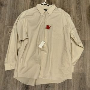 Men's docker's wrinkle free long sleeve shirt nwt